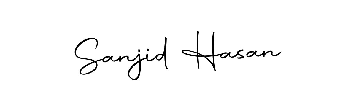 Design your own signature with our free online signature maker. With this signature software, you can create a handwritten (Autography-DOLnW) signature for name Sanjid Hasan. Sanjid Hasan signature style 10 images and pictures png