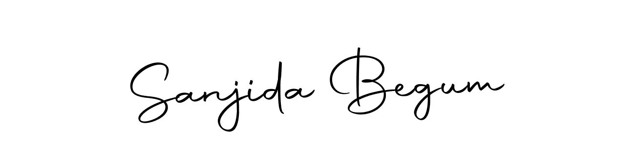 How to make Sanjida Begum signature? Autography-DOLnW is a professional autograph style. Create handwritten signature for Sanjida Begum name. Sanjida Begum signature style 10 images and pictures png