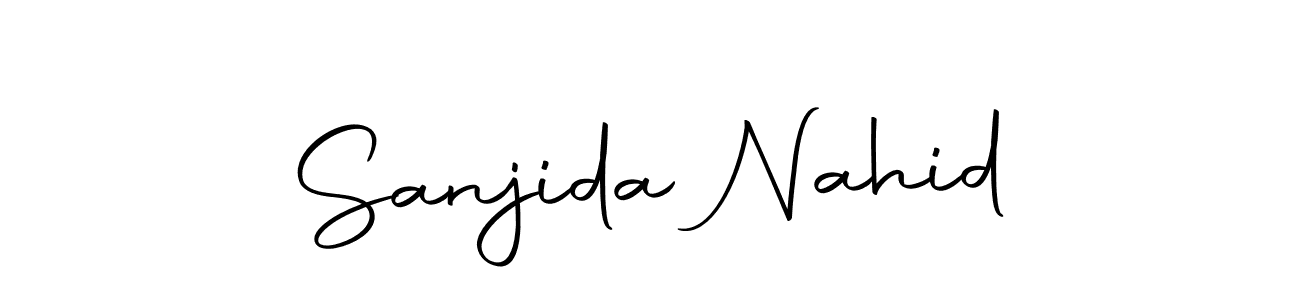 Also You can easily find your signature by using the search form. We will create Sanjida Nahid name handwritten signature images for you free of cost using Autography-DOLnW sign style. Sanjida Nahid signature style 10 images and pictures png