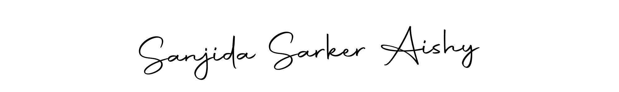 Check out images of Autograph of Sanjida Sarker Aishy name. Actor Sanjida Sarker Aishy Signature Style. Autography-DOLnW is a professional sign style online. Sanjida Sarker Aishy signature style 10 images and pictures png