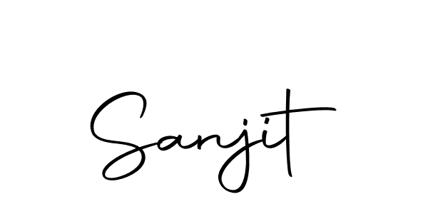 How to make Sanjit signature? Autography-DOLnW is a professional autograph style. Create handwritten signature for Sanjit name. Sanjit signature style 10 images and pictures png