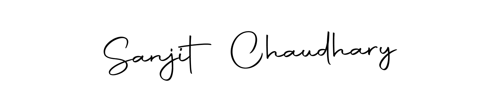 How to make Sanjit Chaudhary signature? Autography-DOLnW is a professional autograph style. Create handwritten signature for Sanjit Chaudhary name. Sanjit Chaudhary signature style 10 images and pictures png