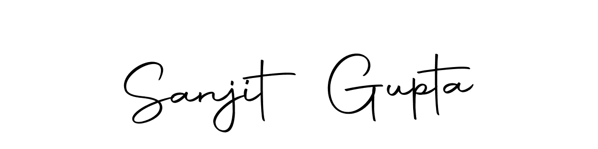 Create a beautiful signature design for name Sanjit Gupta. With this signature (Autography-DOLnW) fonts, you can make a handwritten signature for free. Sanjit Gupta signature style 10 images and pictures png