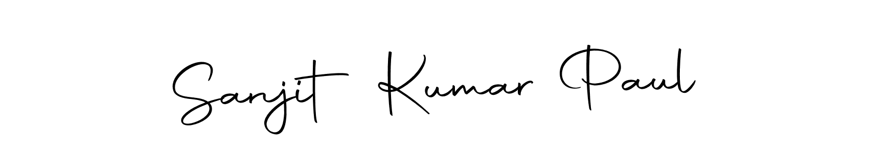 Design your own signature with our free online signature maker. With this signature software, you can create a handwritten (Autography-DOLnW) signature for name Sanjit Kumar Paul. Sanjit Kumar Paul signature style 10 images and pictures png