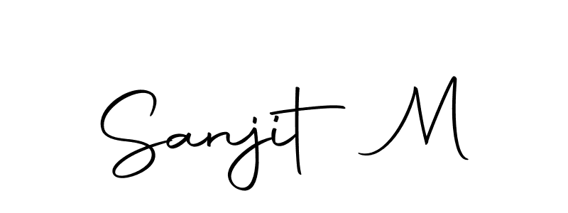 You can use this online signature creator to create a handwritten signature for the name Sanjit M. This is the best online autograph maker. Sanjit M signature style 10 images and pictures png
