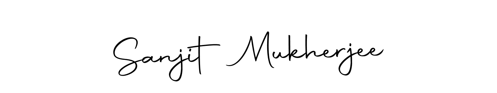 Make a beautiful signature design for name Sanjit Mukherjee. With this signature (Autography-DOLnW) style, you can create a handwritten signature for free. Sanjit Mukherjee signature style 10 images and pictures png