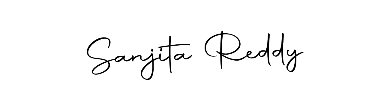 How to make Sanjita Reddy signature? Autography-DOLnW is a professional autograph style. Create handwritten signature for Sanjita Reddy name. Sanjita Reddy signature style 10 images and pictures png