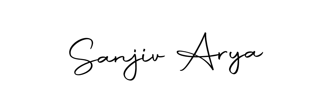 Design your own signature with our free online signature maker. With this signature software, you can create a handwritten (Autography-DOLnW) signature for name Sanjiv Arya. Sanjiv Arya signature style 10 images and pictures png