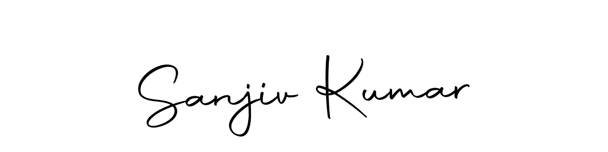 How to make Sanjiv Kumar name signature. Use Autography-DOLnW style for creating short signs online. This is the latest handwritten sign. Sanjiv Kumar signature style 10 images and pictures png