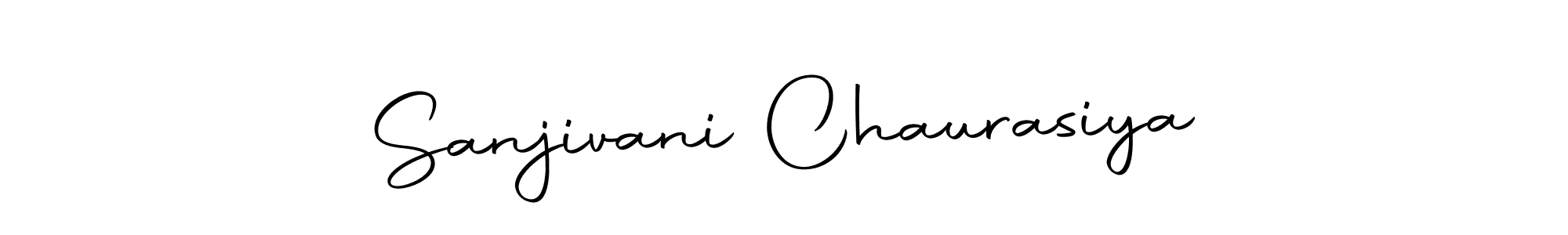 How to make Sanjivani Chaurasiya name signature. Use Autography-DOLnW style for creating short signs online. This is the latest handwritten sign. Sanjivani Chaurasiya signature style 10 images and pictures png