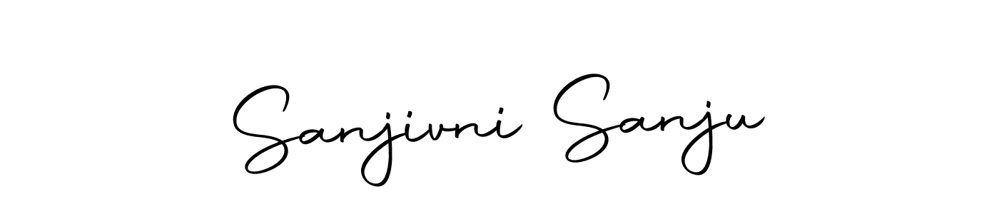 Create a beautiful signature design for name Sanjivni Sanju. With this signature (Autography-DOLnW) fonts, you can make a handwritten signature for free. Sanjivni Sanju signature style 10 images and pictures png