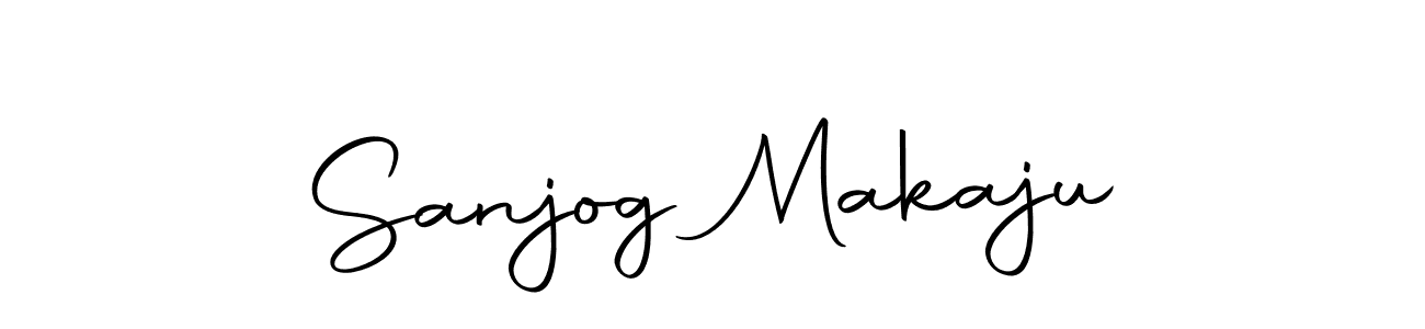 Create a beautiful signature design for name Sanjog Makaju. With this signature (Autography-DOLnW) fonts, you can make a handwritten signature for free. Sanjog Makaju signature style 10 images and pictures png