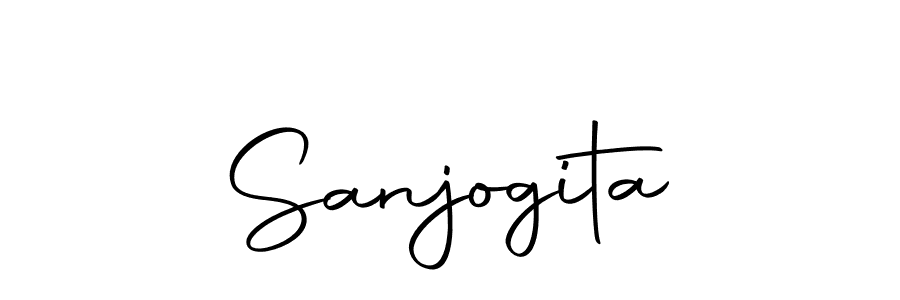 Make a beautiful signature design for name Sanjogita. Use this online signature maker to create a handwritten signature for free. Sanjogita signature style 10 images and pictures png