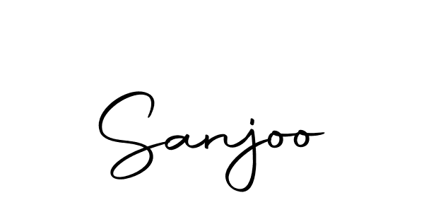 How to make Sanjoo signature? Autography-DOLnW is a professional autograph style. Create handwritten signature for Sanjoo name. Sanjoo signature style 10 images and pictures png