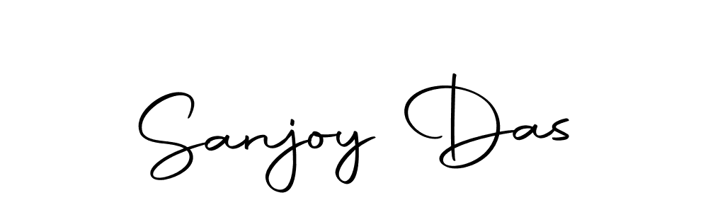 How to make Sanjoy Das name signature. Use Autography-DOLnW style for creating short signs online. This is the latest handwritten sign. Sanjoy Das signature style 10 images and pictures png