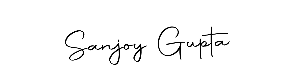 How to make Sanjoy Gupta name signature. Use Autography-DOLnW style for creating short signs online. This is the latest handwritten sign. Sanjoy Gupta signature style 10 images and pictures png