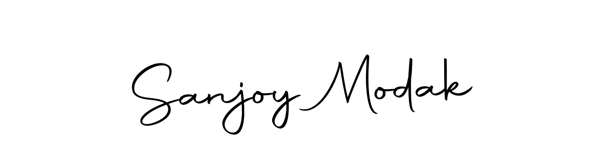 The best way (Autography-DOLnW) to make a short signature is to pick only two or three words in your name. The name Sanjoy Modak include a total of six letters. For converting this name. Sanjoy Modak signature style 10 images and pictures png