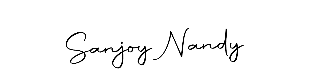 Make a short Sanjoy Nandy signature style. Manage your documents anywhere anytime using Autography-DOLnW. Create and add eSignatures, submit forms, share and send files easily. Sanjoy Nandy signature style 10 images and pictures png