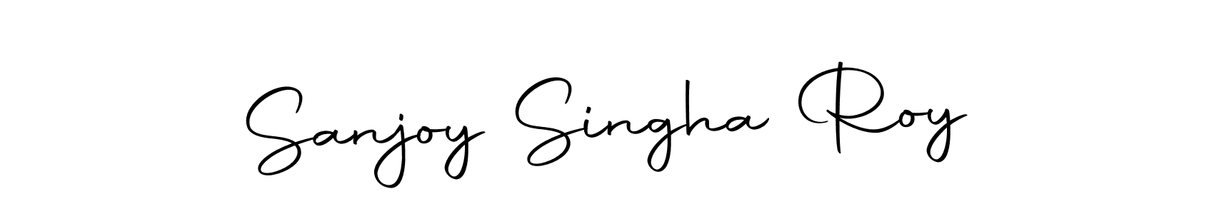 You should practise on your own different ways (Autography-DOLnW) to write your name (Sanjoy Singha Roy) in signature. don't let someone else do it for you. Sanjoy Singha Roy signature style 10 images and pictures png