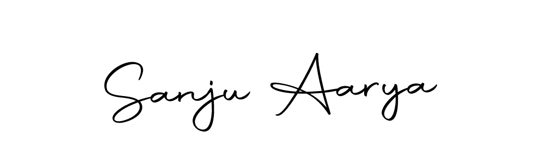 Autography-DOLnW is a professional signature style that is perfect for those who want to add a touch of class to their signature. It is also a great choice for those who want to make their signature more unique. Get Sanju Aarya name to fancy signature for free. Sanju Aarya signature style 10 images and pictures png