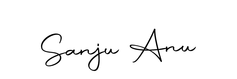 if you are searching for the best signature style for your name Sanju Anu. so please give up your signature search. here we have designed multiple signature styles  using Autography-DOLnW. Sanju Anu signature style 10 images and pictures png