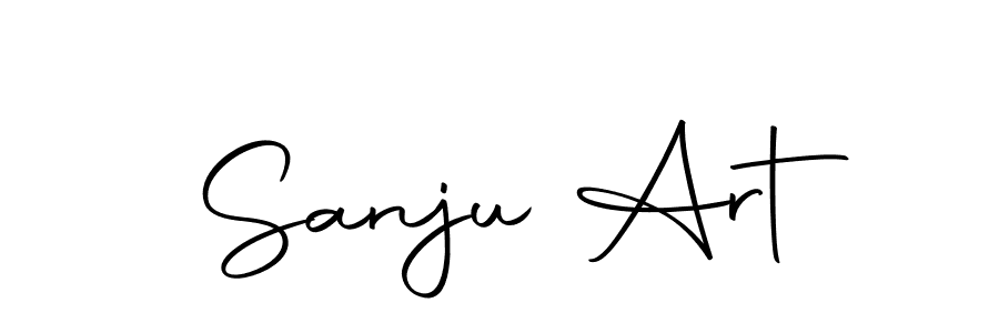 The best way (Autography-DOLnW) to make a short signature is to pick only two or three words in your name. The name Sanju Art include a total of six letters. For converting this name. Sanju Art signature style 10 images and pictures png