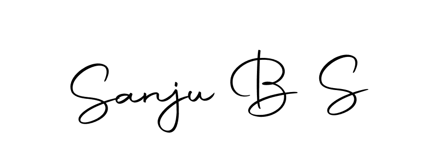 Make a short Sanju B S signature style. Manage your documents anywhere anytime using Autography-DOLnW. Create and add eSignatures, submit forms, share and send files easily. Sanju B S signature style 10 images and pictures png