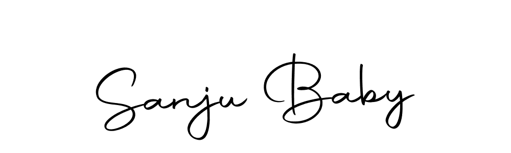 How to make Sanju Baby signature? Autography-DOLnW is a professional autograph style. Create handwritten signature for Sanju Baby name. Sanju Baby signature style 10 images and pictures png