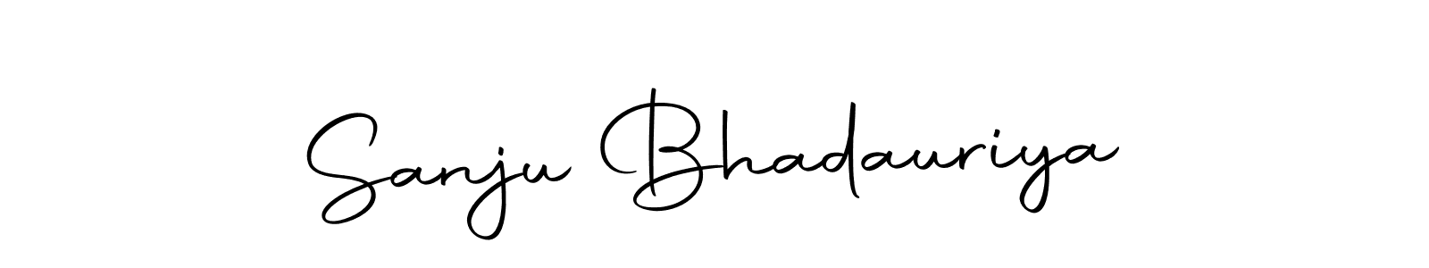 Make a short Sanju Bhadauriya signature style. Manage your documents anywhere anytime using Autography-DOLnW. Create and add eSignatures, submit forms, share and send files easily. Sanju Bhadauriya signature style 10 images and pictures png