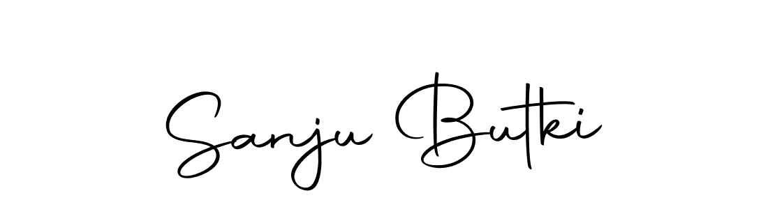 Design your own signature with our free online signature maker. With this signature software, you can create a handwritten (Autography-DOLnW) signature for name Sanju Butki. Sanju Butki signature style 10 images and pictures png