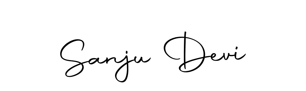 Use a signature maker to create a handwritten signature online. With this signature software, you can design (Autography-DOLnW) your own signature for name Sanju Devi. Sanju Devi signature style 10 images and pictures png