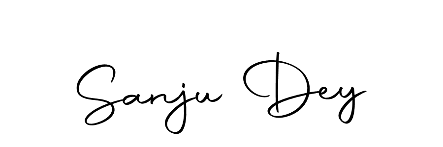 Create a beautiful signature design for name Sanju Dey. With this signature (Autography-DOLnW) fonts, you can make a handwritten signature for free. Sanju Dey signature style 10 images and pictures png