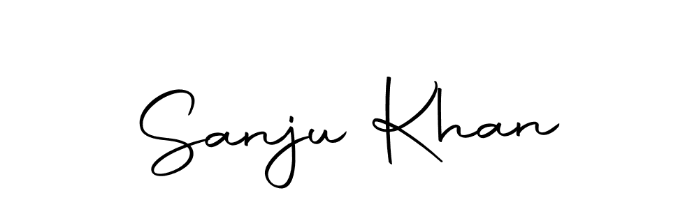 You can use this online signature creator to create a handwritten signature for the name Sanju Khan. This is the best online autograph maker. Sanju Khan signature style 10 images and pictures png