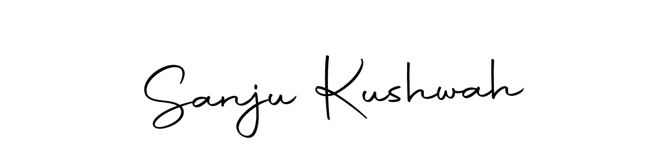The best way (Autography-DOLnW) to make a short signature is to pick only two or three words in your name. The name Sanju Kushwah include a total of six letters. For converting this name. Sanju Kushwah signature style 10 images and pictures png