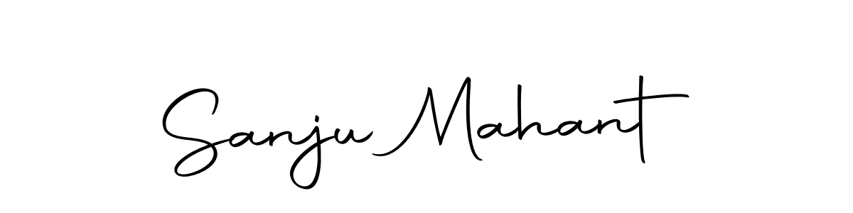 Make a beautiful signature design for name Sanju Mahant. Use this online signature maker to create a handwritten signature for free. Sanju Mahant signature style 10 images and pictures png