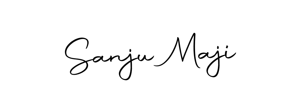 Here are the top 10 professional signature styles for the name Sanju Maji. These are the best autograph styles you can use for your name. Sanju Maji signature style 10 images and pictures png