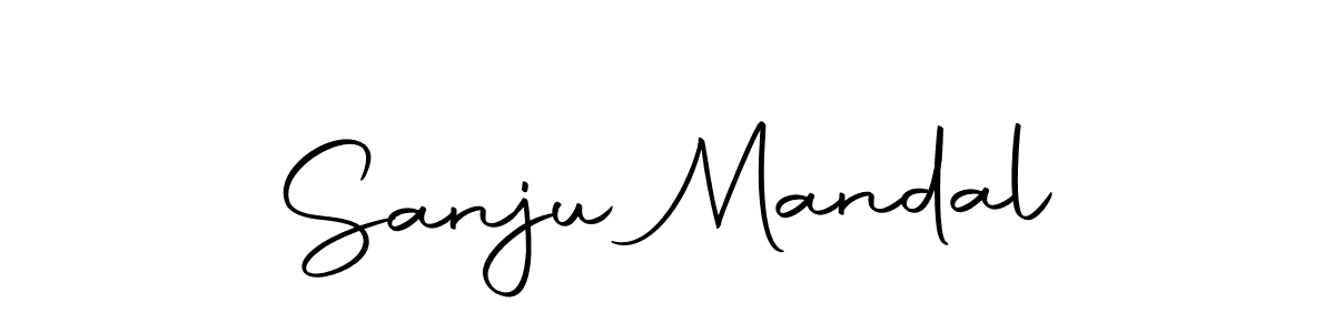 Sanju Mandal stylish signature style. Best Handwritten Sign (Autography-DOLnW) for my name. Handwritten Signature Collection Ideas for my name Sanju Mandal. Sanju Mandal signature style 10 images and pictures png
