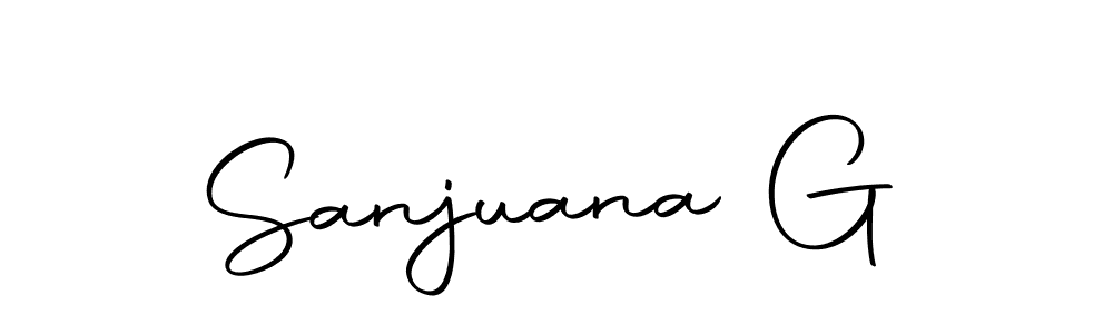 Here are the top 10 professional signature styles for the name Sanjuana G. These are the best autograph styles you can use for your name. Sanjuana G signature style 10 images and pictures png