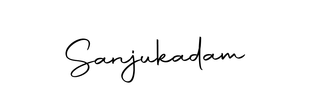 Sanjukadam stylish signature style. Best Handwritten Sign (Autography-DOLnW) for my name. Handwritten Signature Collection Ideas for my name Sanjukadam. Sanjukadam signature style 10 images and pictures png