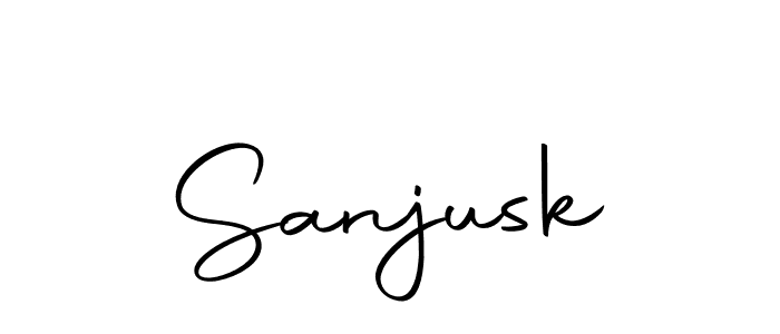 Design your own signature with our free online signature maker. With this signature software, you can create a handwritten (Autography-DOLnW) signature for name Sanjusk. Sanjusk signature style 10 images and pictures png