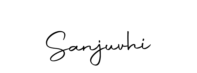 Use a signature maker to create a handwritten signature online. With this signature software, you can design (Autography-DOLnW) your own signature for name Sanjuvhi. Sanjuvhi signature style 10 images and pictures png