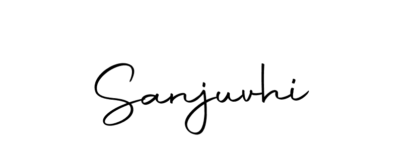 You should practise on your own different ways (Autography-DOLnW) to write your name (Sanjuvhi) in signature. don't let someone else do it for you. Sanjuvhi signature style 10 images and pictures png