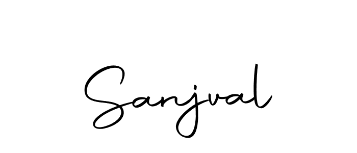 How to make Sanjval signature? Autography-DOLnW is a professional autograph style. Create handwritten signature for Sanjval name. Sanjval signature style 10 images and pictures png