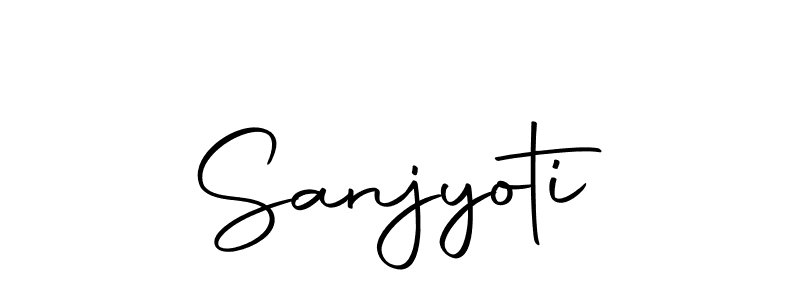 Sanjyoti stylish signature style. Best Handwritten Sign (Autography-DOLnW) for my name. Handwritten Signature Collection Ideas for my name Sanjyoti. Sanjyoti signature style 10 images and pictures png