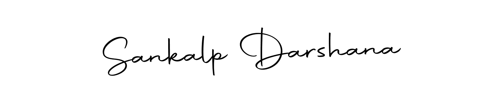 How to make Sankalp Darshana name signature. Use Autography-DOLnW style for creating short signs online. This is the latest handwritten sign. Sankalp Darshana signature style 10 images and pictures png