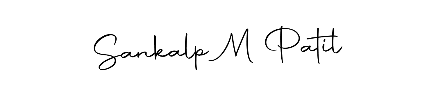 You should practise on your own different ways (Autography-DOLnW) to write your name (Sankalp M Patil) in signature. don't let someone else do it for you. Sankalp M Patil signature style 10 images and pictures png