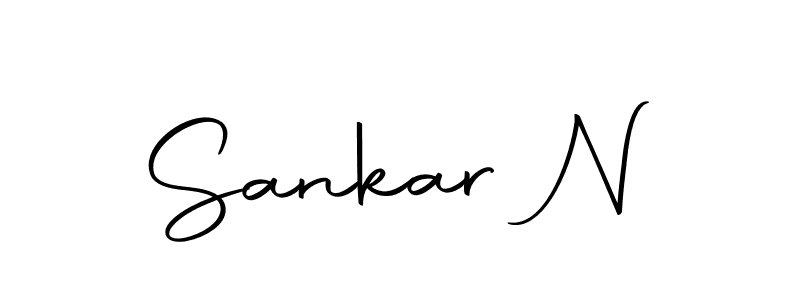 Design your own signature with our free online signature maker. With this signature software, you can create a handwritten (Autography-DOLnW) signature for name Sankar N. Sankar N signature style 10 images and pictures png