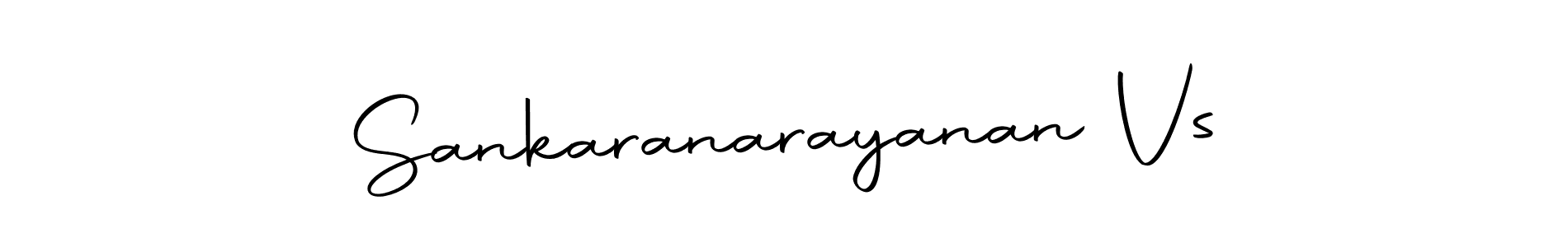 Create a beautiful signature design for name Sankaranarayanan Vs. With this signature (Autography-DOLnW) fonts, you can make a handwritten signature for free. Sankaranarayanan Vs signature style 10 images and pictures png