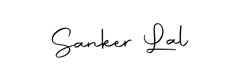 How to make Sanker Lal name signature. Use Autography-DOLnW style for creating short signs online. This is the latest handwritten sign. Sanker Lal signature style 10 images and pictures png