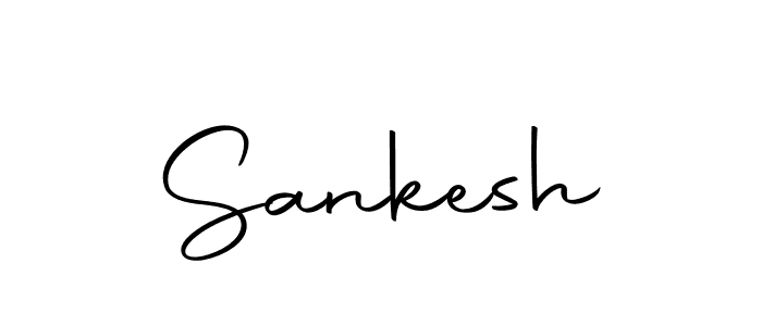 You should practise on your own different ways (Autography-DOLnW) to write your name (Sankesh) in signature. don't let someone else do it for you. Sankesh signature style 10 images and pictures png